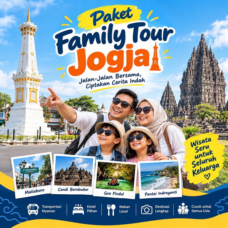 Paket Family Tour Jogja