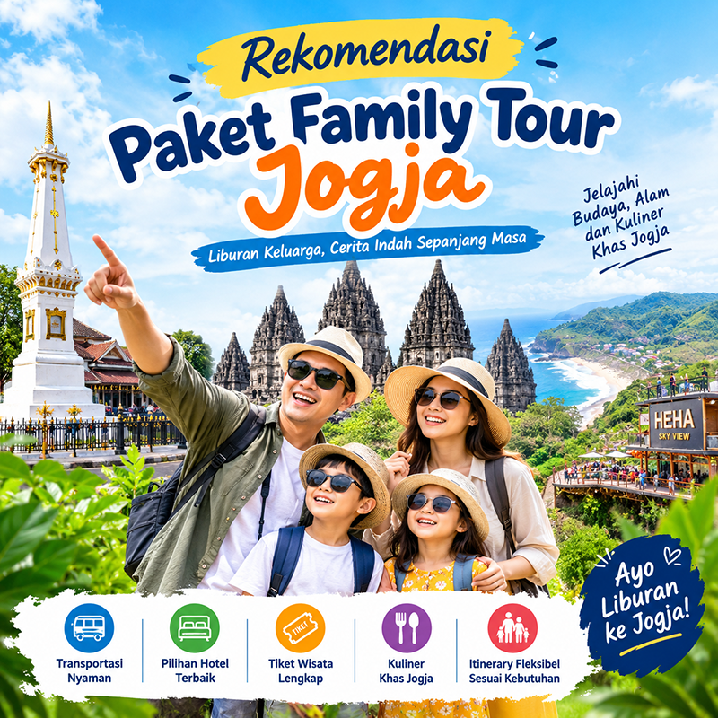 Rekomendasi Paket Family Tour Jogja